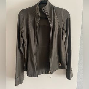 Dark olive green Lululemon jacket